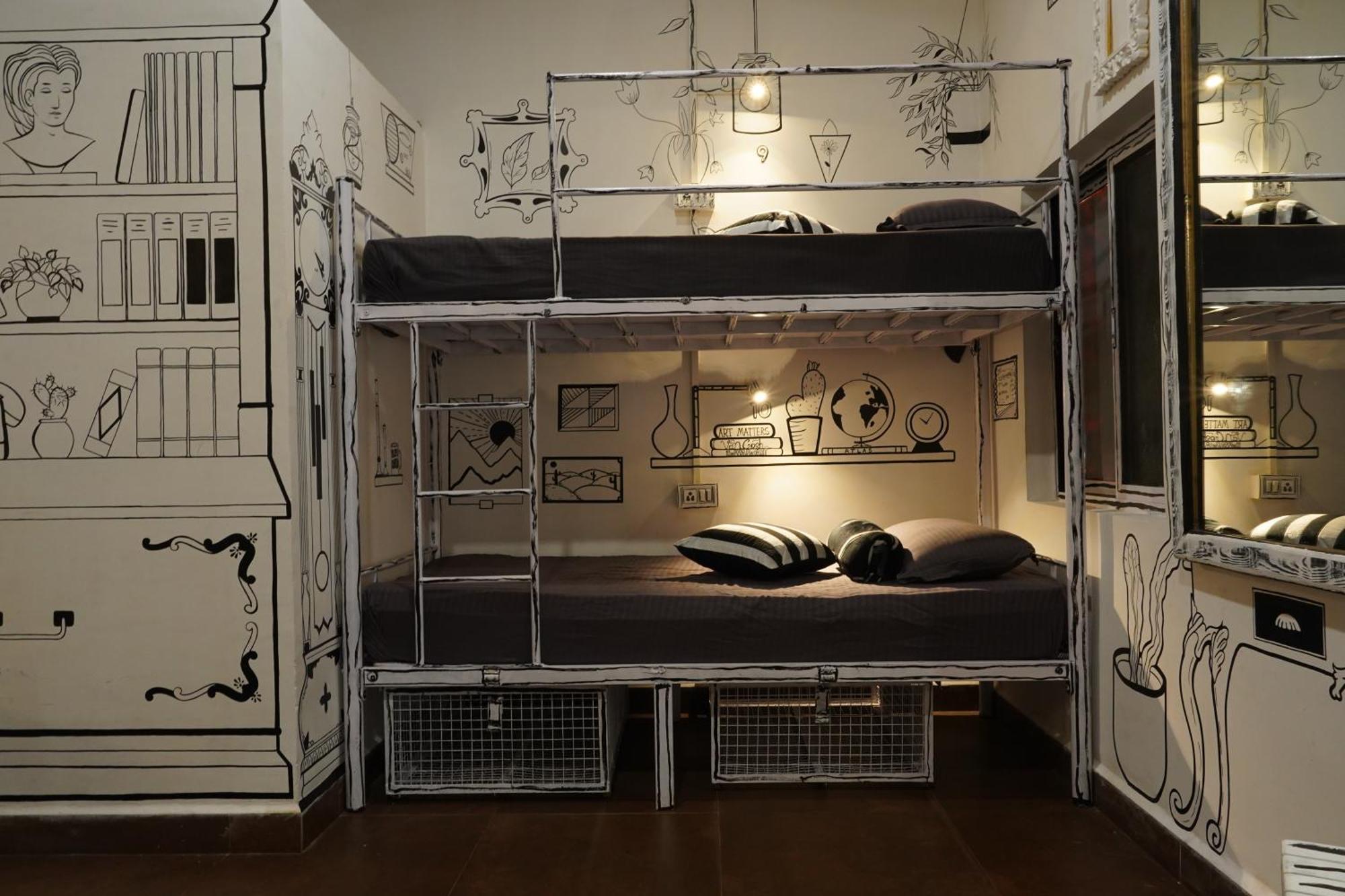 Pappi Chulo Vagator Hostel Eksteriør bilde